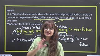 Verbs | Rules | Error Spotting | English Grammar | CUET 2022