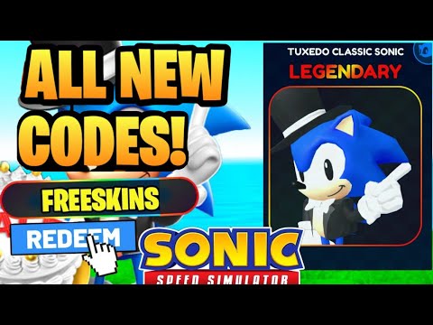 ALL NEW WORKING CODES FOR SONIC SPEED SIMULATOR IN 2023! ROBLOX SONIC SPEED  SIMULATOR CODES 