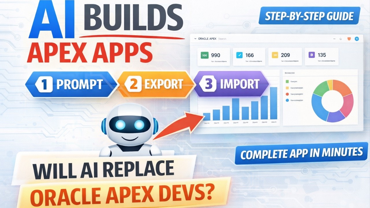 AI building oracle apex apps | will ai replace apex developers in 2026