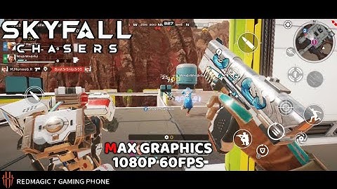 SkyFall Chasers Gameplay | Max Graphics Setting 1080p 60Fps 165Hz | Real-Time PvP Redmagic 7 Android