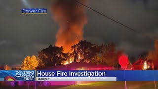 Home Under Renovation Catches Fire Overnight In Denver
