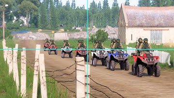 Russian Recon Detachment On ATVs Neutralized By Anti-Tank Missile