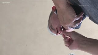 Texas Division of Emergency Management using COVID-19 mouth swab tests | KVUE