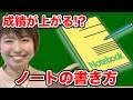 【勉強法】成績が上がる！？ノートの書き方3選！