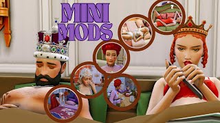 [MINI MODS] arrumar a cama, choro, hematomas | SUBSTITUIÇÕES, ler sentado, cochilo | THESIMS 4