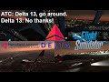 Delta A320 Approach in VR - Atlanta Hartsfield Jackson - Microsoft Flight Simulator KATL