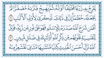 سورة الزمرهزاع البلوشي 39 Az-Zumar