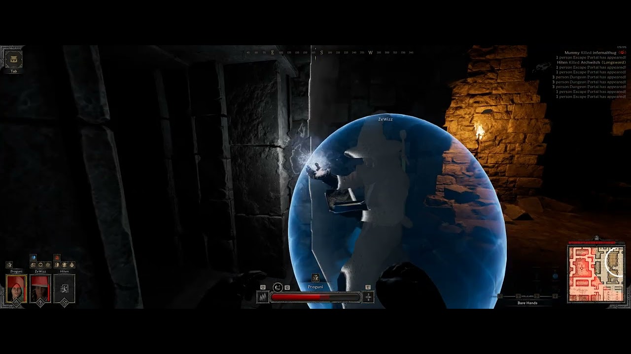 Dark and Darker Proguni + ZeWizz + Hiten double battle win and an unfortunate fall