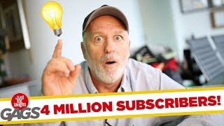 Denis says thanks to our 4 MILLION SUBSCRIBERS!