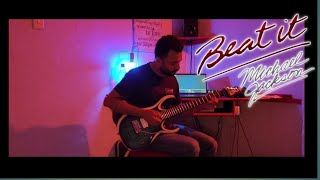 Michael Jackson / Eddie Van Halen - Beat it - Guitar solo cover on Cort X700 duality