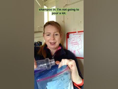 Horse show hack - make your own horse grooming wipes #shorts