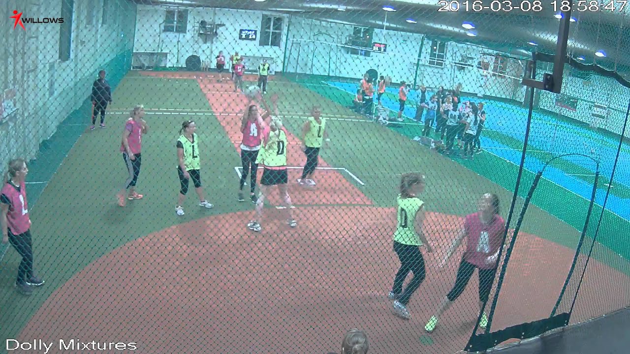 23442 Court1 Willows Sports Centre Cam1 Dolly Mixtures v Fireballs