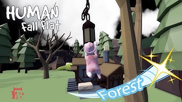 Human Fall Flat - Forest Level Part 1 of 2 Walkthrough | Custom Map | Steam Workshop | Full Gameplay