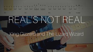 King Gizzard and The Lizard Wizard - Real&#39;s Not Real (Bass Cover with Tabs &amp; Chords)