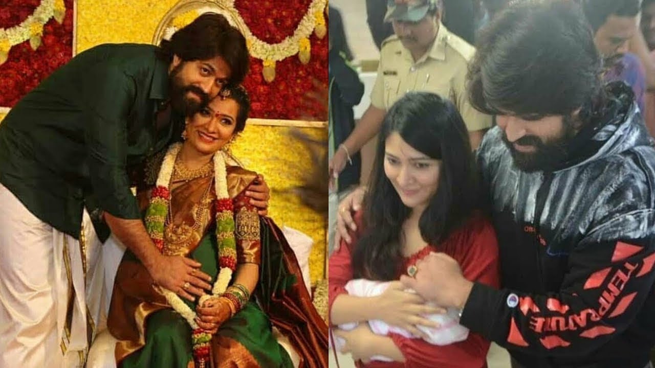 Kgf Rockstar Yash Wife Radhika Before Baby And After Baby Kgf