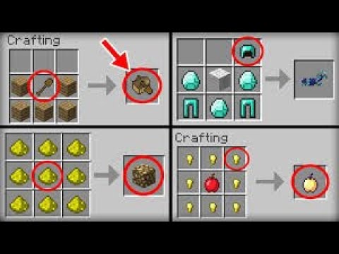 minecraft crafting all item - მინექრაფტში ნივთების დაქრაფტვა