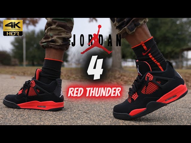 Jordan 4 Red thunders brand new. Shipping should take a week or two. jordan-4-red-thunder-1.jpg?w=768 main image 2