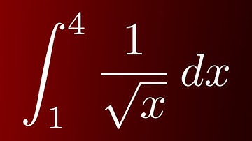 Definite Integral of 1/sqrt(x) from 1 to 4