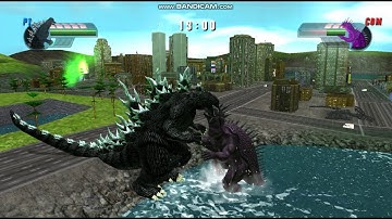 Godzilla Unleashed Modded Matches #13 Godzilla (2004) vs NES Varan