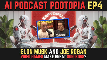 AI PODCAST - PodTopia Pod #ep4 - Elon Musk and Joe Rogan Video Games make great surgeons? #jre