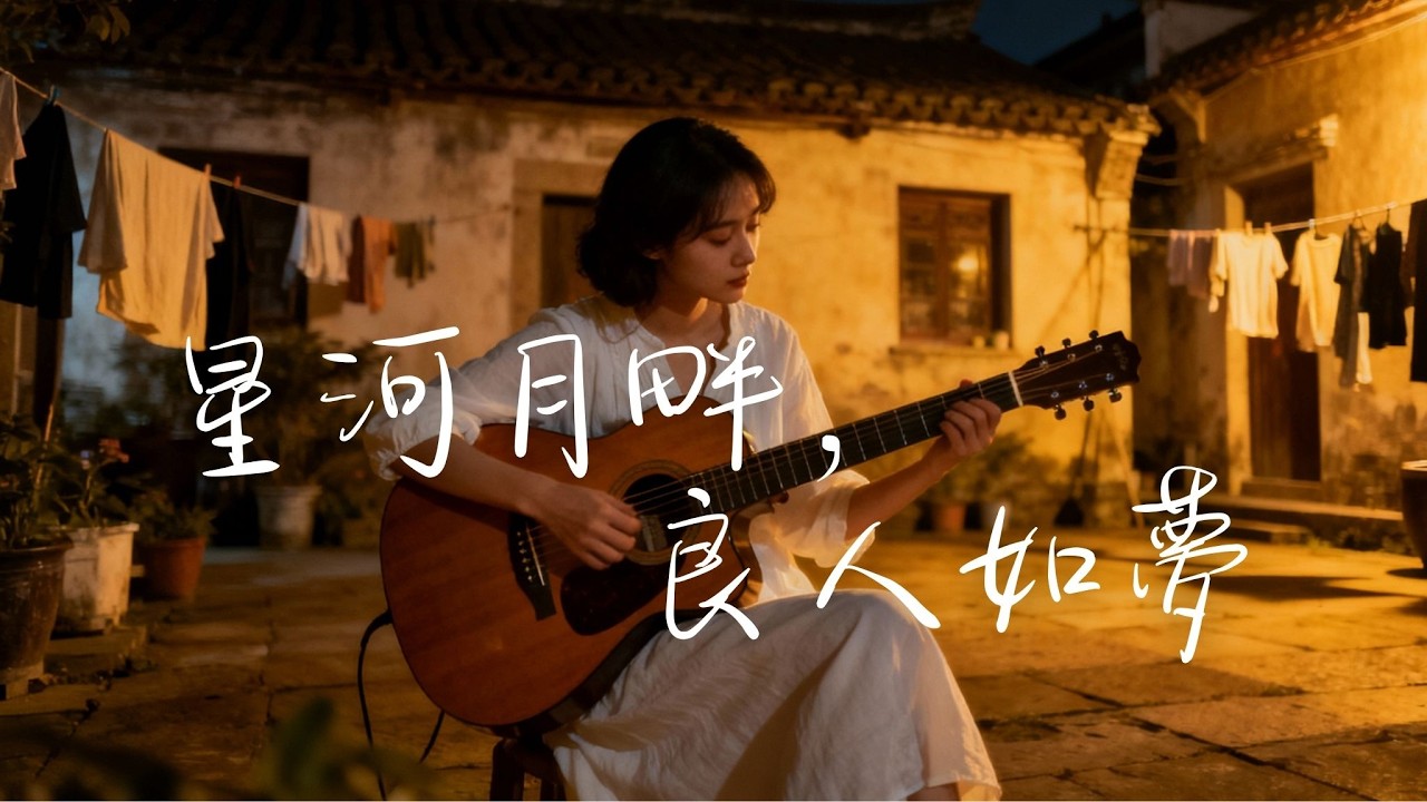 2025最好聽華語歌單🍃【星河月畔，良人如夢】讀書・工作・放鬆最佳背景音樂 |民歌風格原創抒情歌🎧｜純淨舒緩音樂 ✨ #民謠小酒館 #療愈音樂 #華語流行 #民歌 #民謠