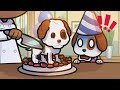 Jaya's Dog's Birthday Party | Funny Dog Cake Reaction | emojitown
