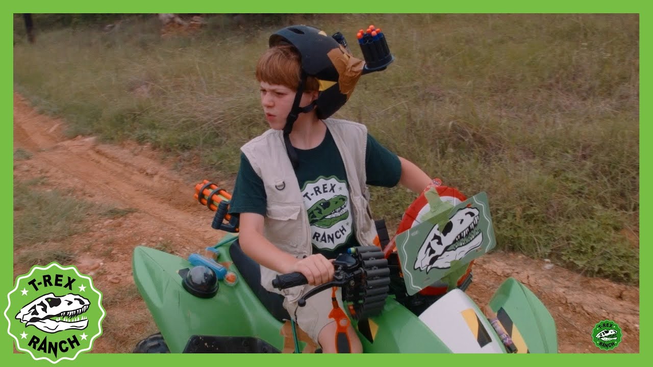 Dinosaur Paddock Fence is Down!🦖 | T-Rex Ranch Adventures | Live Action | Dinosaur Songs For Kids