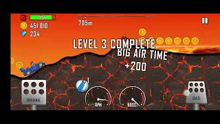 Hill Climb Racing-Rally Car On Volcano Stage