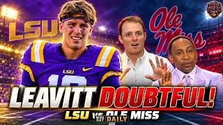 LSU vs Ole Miss: Greg McElroy & Stephen A. Smith React — Sam Leavitt DOUBTFUL!