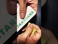 スタバの紙袋が可愛かったから作ってみた！？三つ折り財布#shorts