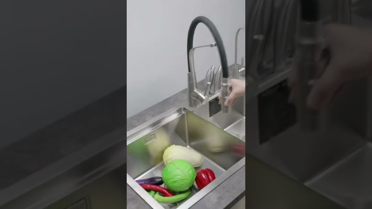 Stainless Steel Multifunction Kitchen Sink Double Bowl Handmade Sink NU251