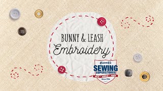 Personalized Easter Bunny Ear & Custom Dog Leash with the Baby Lock Flare! 🐰✨ | Bank’s Sewing