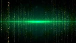 4K 10:00 min. Green Matrix Glowing Motion Background 2160p Efect