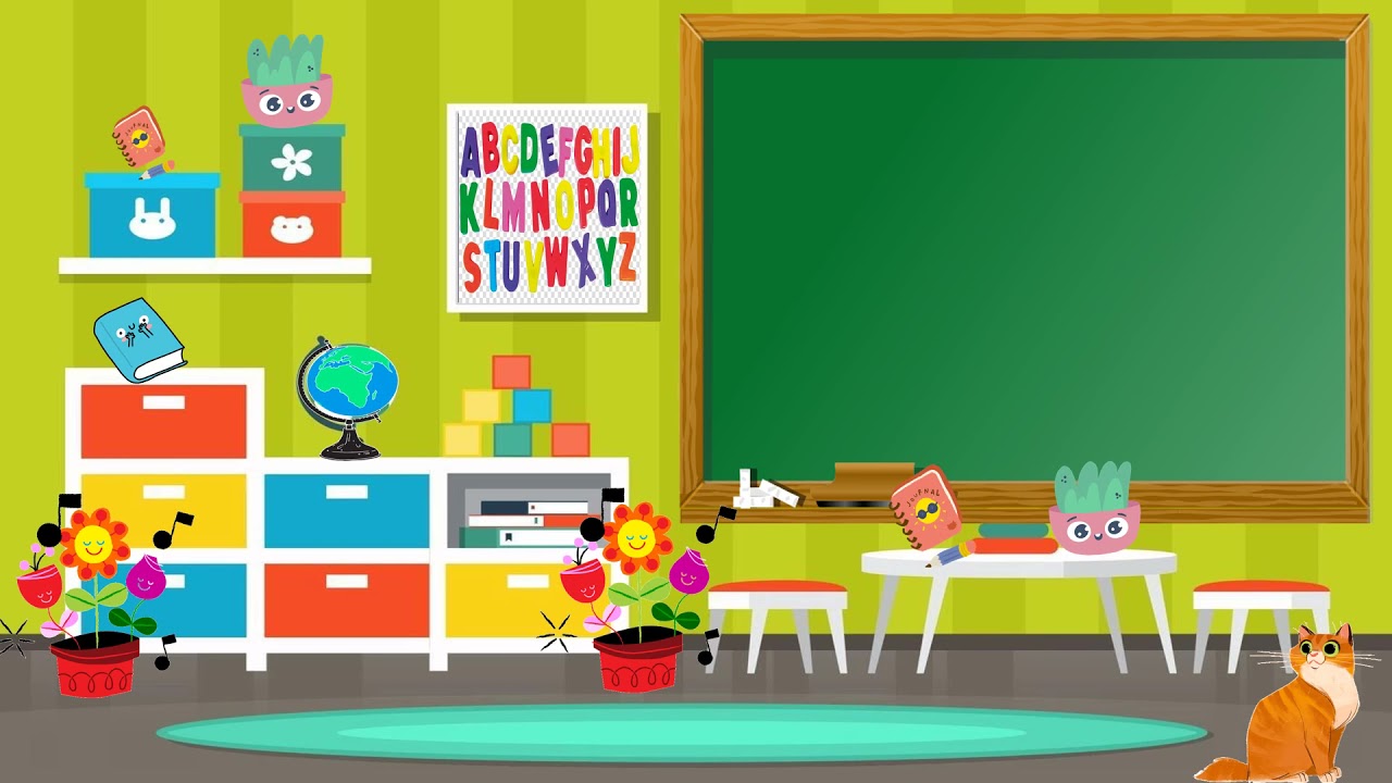 Animated Blackboard Screen Background [FREE DOWNLOAD] Virtual/ Online  Classroom # 11 - YouTube