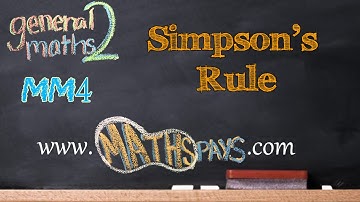 Simpsons rule (General 2 MM4)