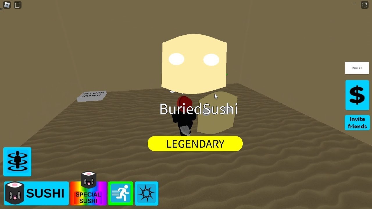 How to get Buried Shushi in FIND THE SUSHI Roblox - YouTube