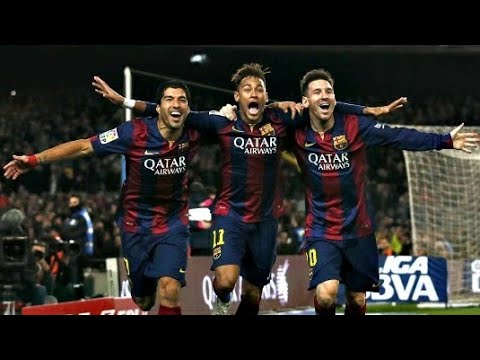 ميسي سواريز نيمار ودي سنة الحياة   