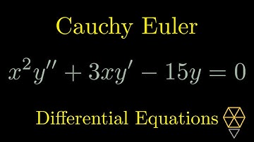Cauchy Euler Differential Equations