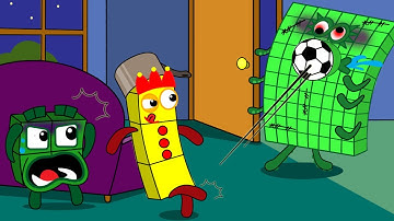 Oh No! Numberblocks 80 Turn into a Zombie | Numberblocks fanmade coloring story