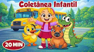 ⭐ A RODA DO ÔNIBUS 🚌 +20 MIN DE MÚSICA INFANTIL | COLETÂNEA ANIMADA | SONIA MOURA KIDS