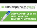 Unbox and Set Up of the pH 22 LAQUAtwin Compact pH Meter (pH22)