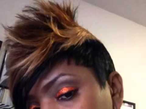 27 piece Spike weave wig - YouTube
