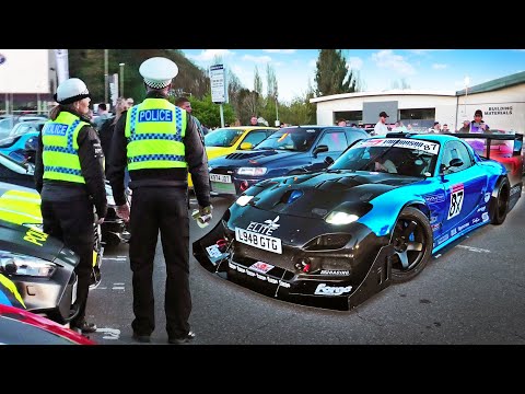 Road Legal RX7 Race Car STUNS Police at The Wests LARGEST Meet! @AdamC3046