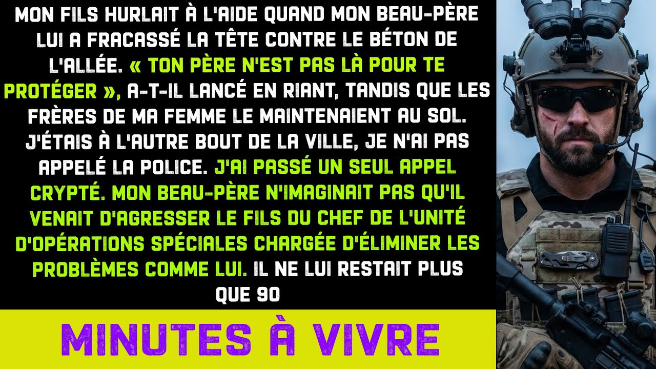 Beau-père claque la tête de mon fils sur le béton « Papa n'est pas là »—Il ignorait qui