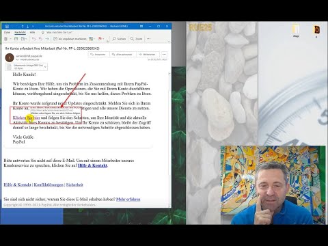 Vorsicht: So erkennst Du Betrugs-Emails von Paypal und Banken ! Link Adresse prüfen