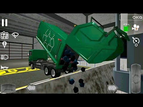 【GAME】| 🎮รถขยะเก็บขยะรอบเมือง | Trash Truck Simulator | 3IN1【MOBILE GAMEs】❤️