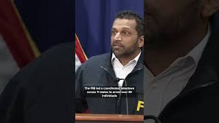 FBI's Patel announces major arrests in NBA illegal sports betting scheme, rigged poker games