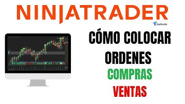 Cómo poner ordenes en NinjaTrader 8 ?  COMPRAR ⬆️ VENDER ⤵️ TUTORIAL