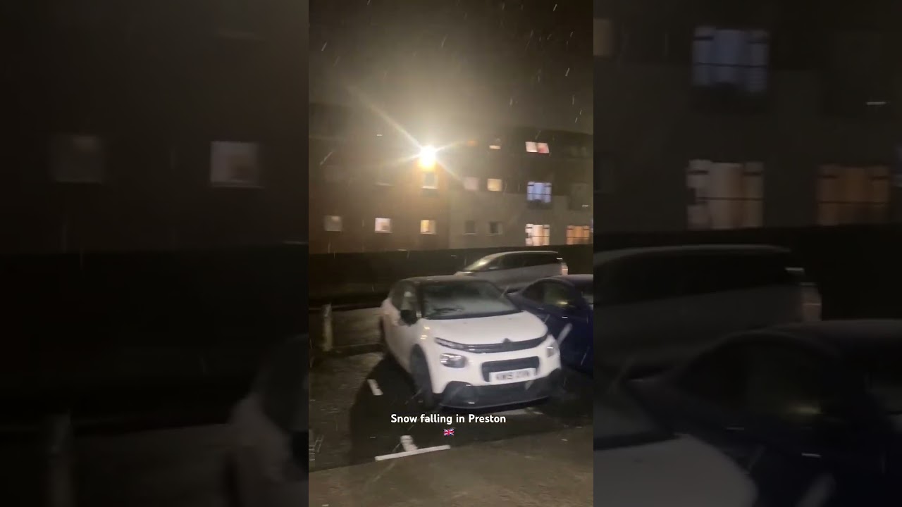 Watch Finally Snow is falling in Preston 🇬🇧 on YouTube Watch Finally Snow is falling in Preston 🇬🇧 on YouTube