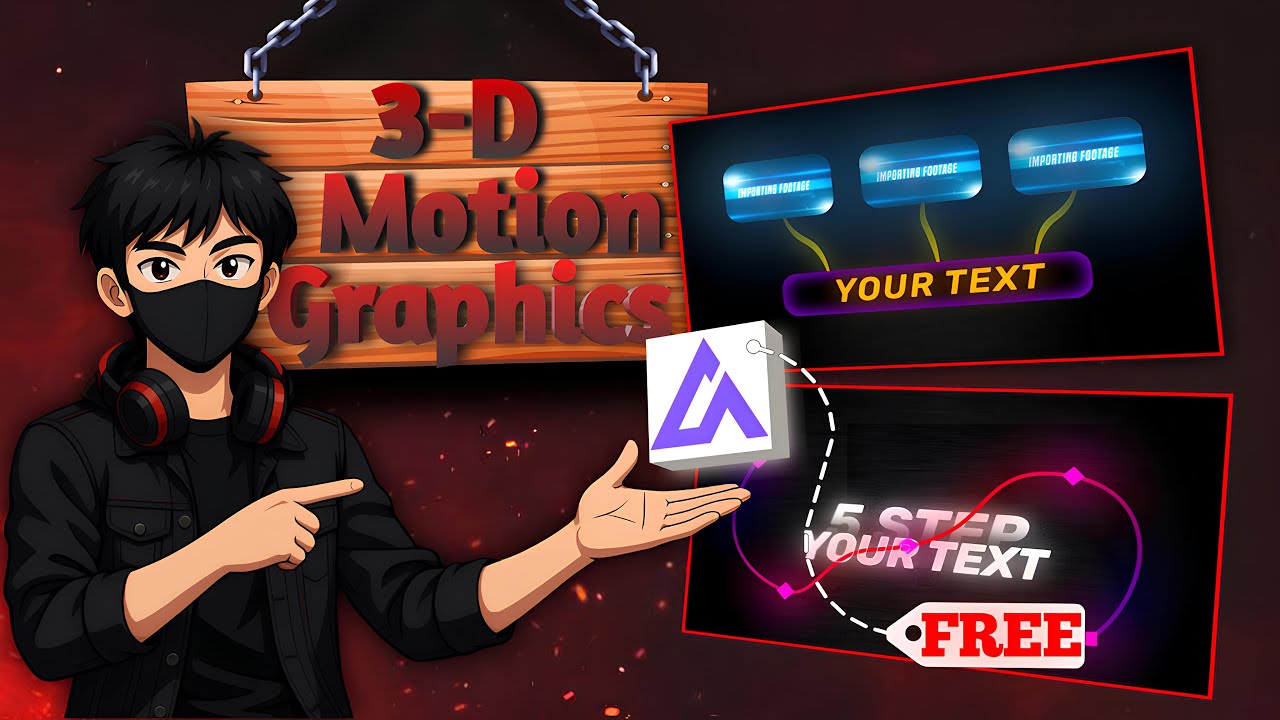 🔥How to Create Stunning Motion Graphics in 2 Minutes ⏱ | Free AI Tools & No After Effects Needed!